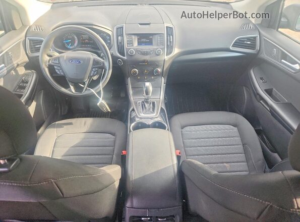 2FMPK4G94HBB71005 2017 FORD EDGE White Dashboard view