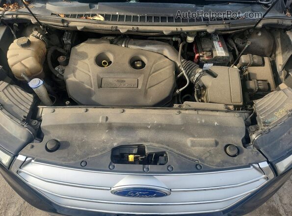 2FMPK4G94HBB71005 2017 FORD EDGE White Engine compartment view