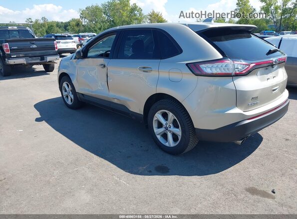 2FMPK4G94HBB72722 2017 FORD EDGE Gold Հետևի ձախ