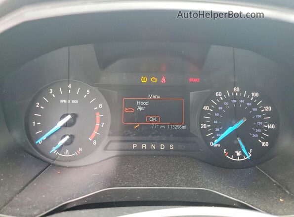 2FMPK4G94KBB57225 2019 FORD EDGE Черный Вид щитка приборов