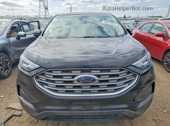 2FMPK4G94KBB57225 2019 FORD EDGE Черный Вид спереди