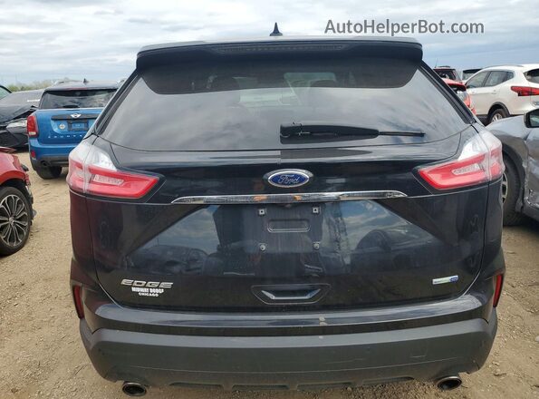 2FMPK4G94KBB57225 2019 FORD EDGE Черный Вид сзади