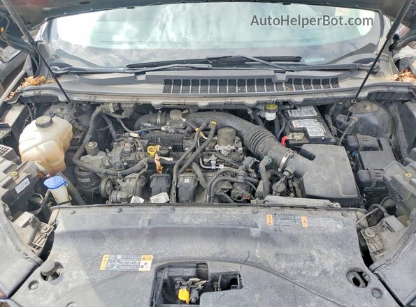 2FMPK4G94KBB57225 2019 FORD EDGE Черный Вид задней части салона
