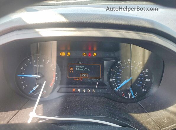 2FMPK4G94LBA81491 2020 FORD EDGE Black Вид щитка приладів