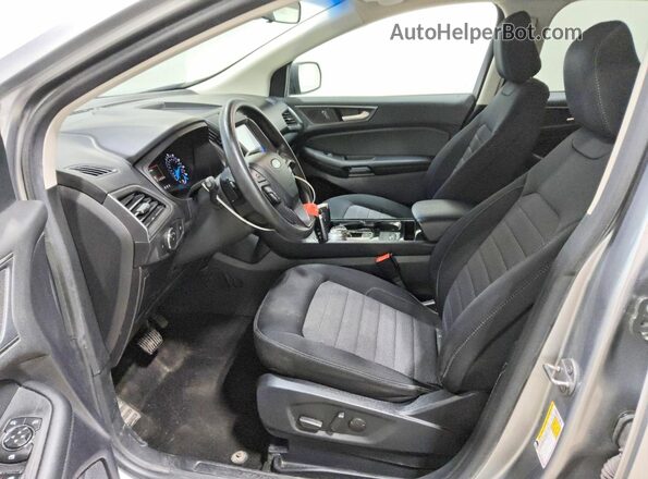 2FMPK4G94LBB01433 2020 FORD EDGE Silver Vista interior delantera