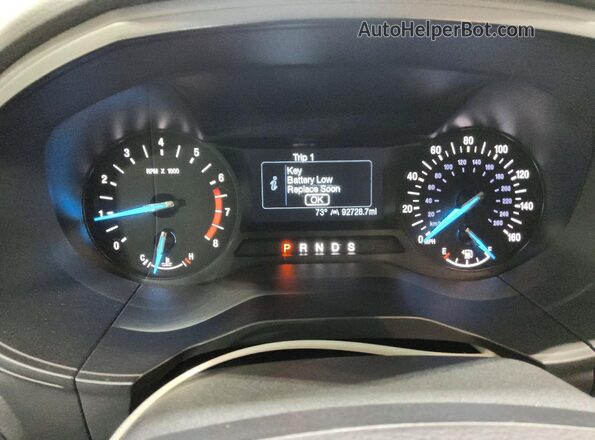 2FMPK4G94LBB01433 2020 FORD EDGE Silver Vista del cuadro de instrumentos