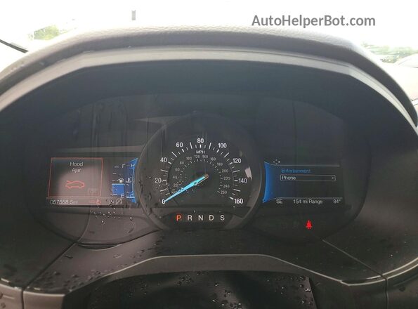 2FMPK4G94NBA13551 2022 FORD EDGE White Instrument cluster view