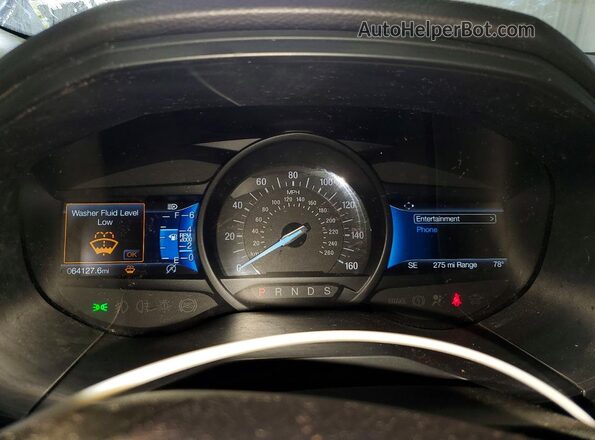 2FMPK4G94PBA06229 2023 FORD EDGE Серый Вид щитка приборов