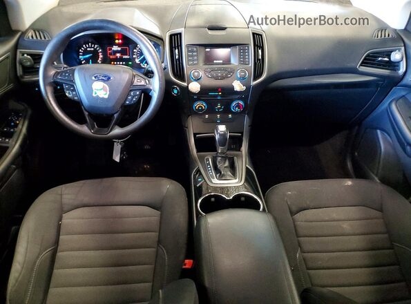 2FMPK4G95GBB43020 2016 FORD EDGE Charcoal Առջևի վահանակի տեսք
