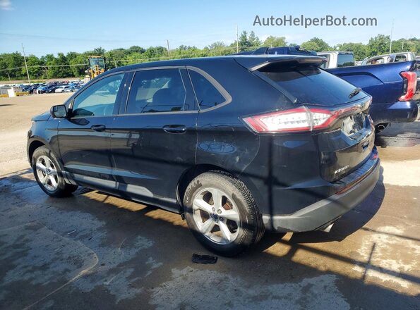 2FMPK4G95GBB43504 2016 FORD EDGE Black Rear left