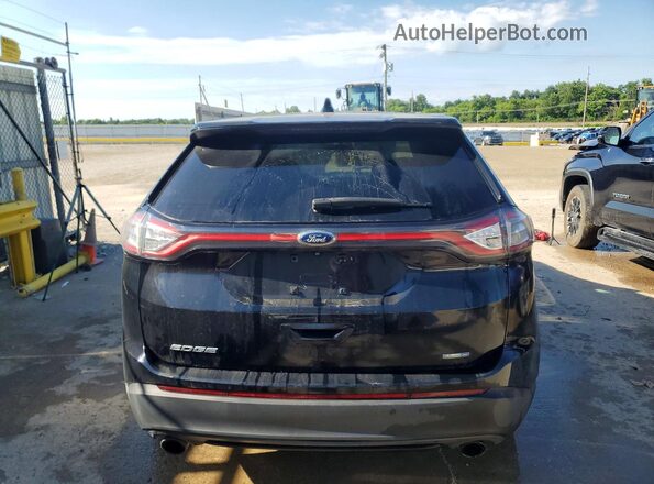 2FMPK4G95GBB43504 2016 FORD EDGE Black Rear view