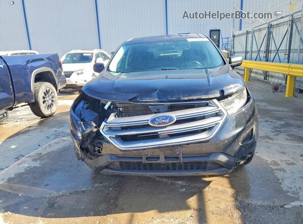 2FMPK4G95GBB43504 2016 FORD EDGE Black Front view