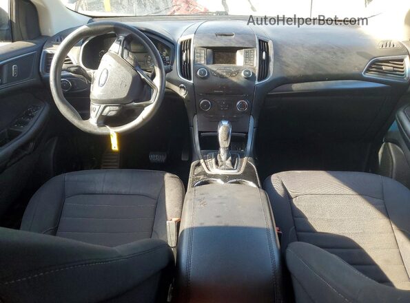 2FMPK4G95GBB43504 2016 FORD EDGE Black Dashboard view