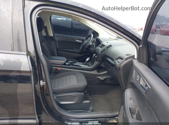 2FMPK4G96JBB21289 2018 FORD EDGE Black Vista interior delantera