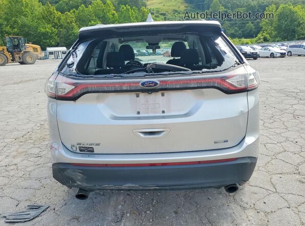 2FMPK4G97GBC34869 2016 FORD EDGE Silver Rear view