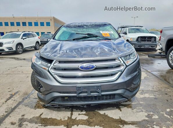 2FMPK4G97HBB04415 2017 FORD EDGE Gray Front view
