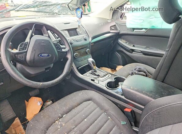 2FMPK4G97HBB04415 2017 FORD EDGE Gray Dashboard view
