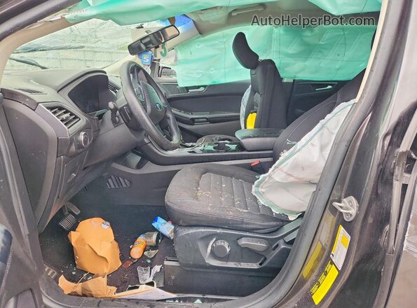 2FMPK4G97HBB04415 2017 FORD EDGE Gray Front interior view
