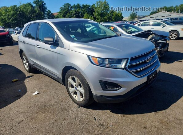 2FMPK4G97HBC57229 2017 FORD EDGE Серебряный Передняя правая четверть