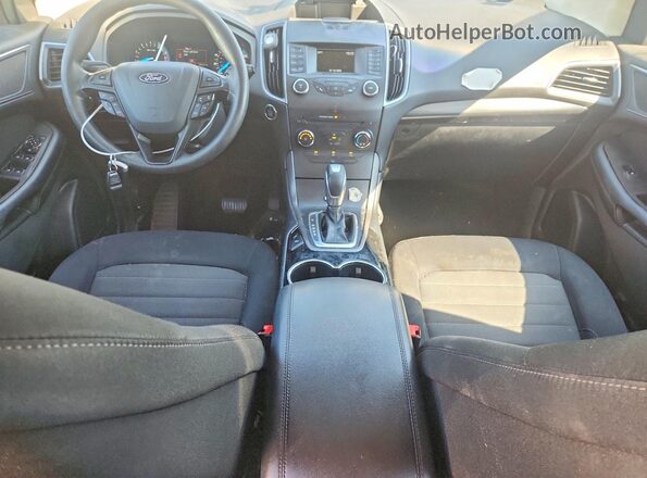 2FMPK4G97HBC57229 2017 FORD EDGE Серебряный Вид панели приборов