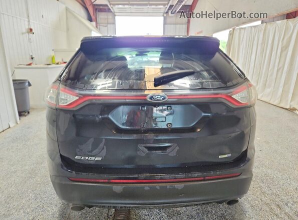 2FMPK4G97JBB49800 2018 FORD EDGE Black Widok z tyłu