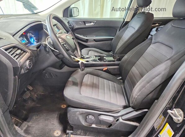 2FMPK4G97JBB49800 2018 FORD EDGE Black Widok wnętrza z przodu