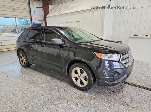 2FMPK4G97JBB49800 2018 FORD EDGE Black Przód prawy