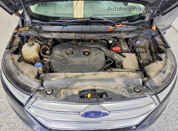 2FMPK4G97JBB49800 2018 FORD EDGE Black Widok komory silnika