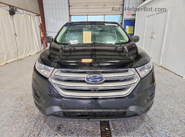 2FMPK4G97JBB49800 2018 FORD EDGE Black Widok z przodu