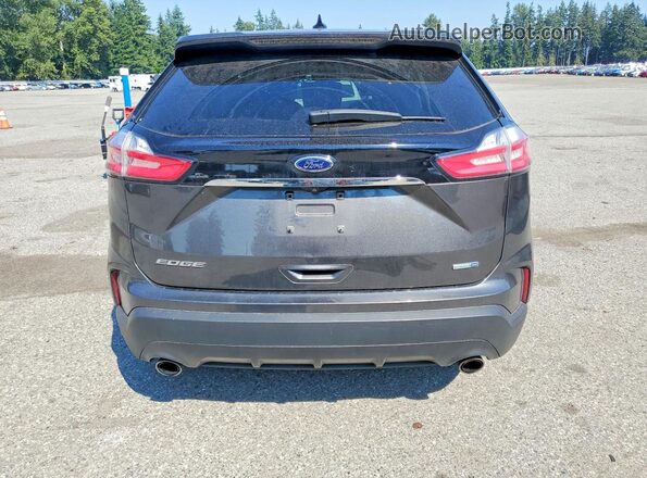 2FMPK4G97KBB18015 2019 FORD EDGE Gray Вид ззаду