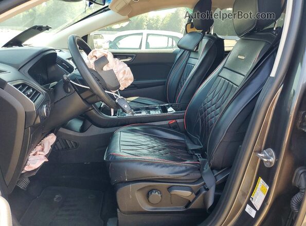 2FMPK4G97KBB18015 2019 FORD EDGE Gray Вид салону спереду