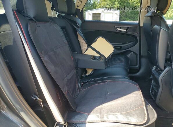 2FMPK4G97KBB18015 2019 FORD EDGE Gray Вид задньої частини салону