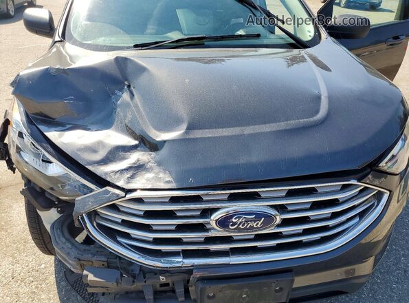 2FMPK4G97KBB18015 2019 FORD EDGE Gray Вид підкапотного простору
