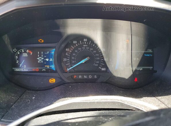 2FMPK4G97NBA17173 2022 FORD EDGE Silver Widok zestawu wskaźników