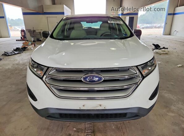 2FMPK4G98HBB34703 2017 FORD EDGE Белый Вид спереди