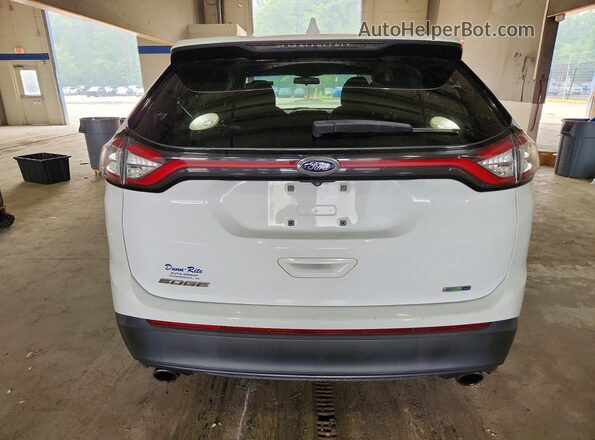 2FMPK4G98HBB34703 2017 FORD EDGE Белый Вид сзади