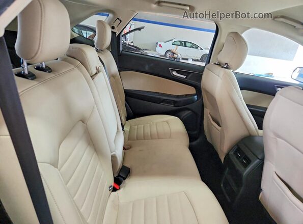 2FMPK4G98HBB34703 2017 FORD EDGE Белый Вид задней части салона