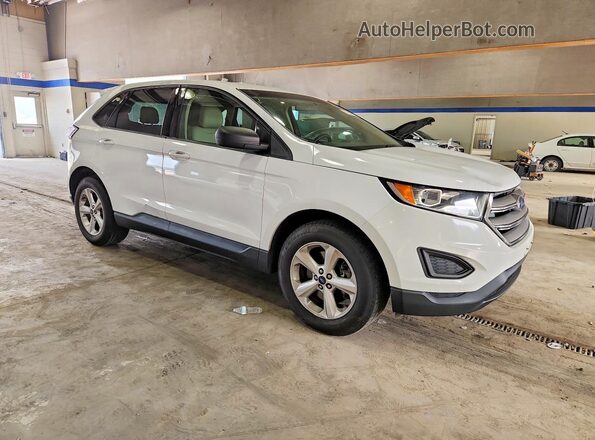 2FMPK4G98HBB34703 2017 FORD EDGE Белый Передняя правая четверть