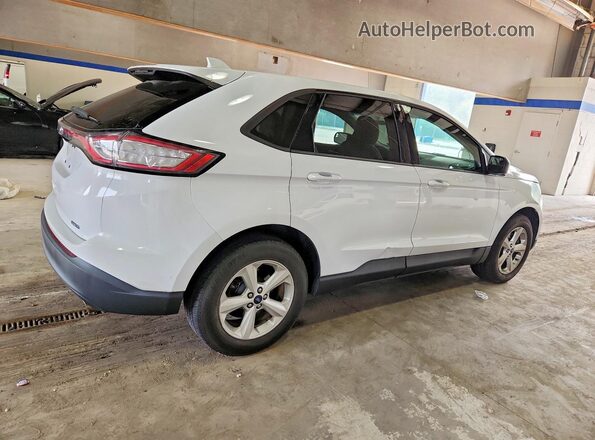 2FMPK4G98HBB34703 2017 FORD EDGE Белый Задняя правая четверть
