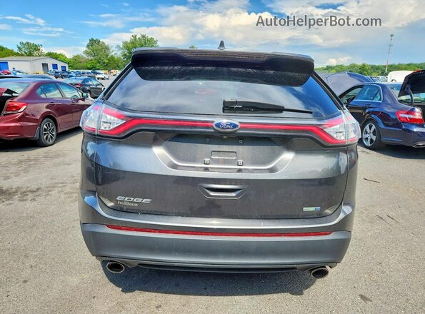 2FMPK4G98HBC58180 2017 FORD EDGE Charcoal Vista trasera