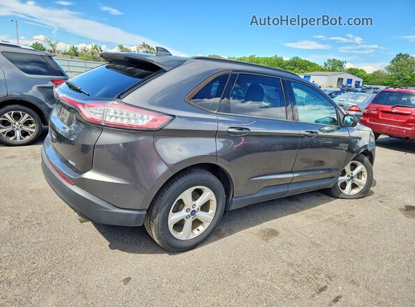 2FMPK4G98HBC58180 2017 FORD EDGE Charcoal Trasero derecho