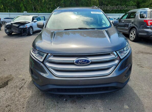 2FMPK4G98HBC58180 2017 FORD EDGE Charcoal Vista frontal