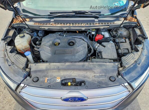 2FMPK4G98HBC58180 2017 FORD EDGE Charcoal Vista del compartimento del motor