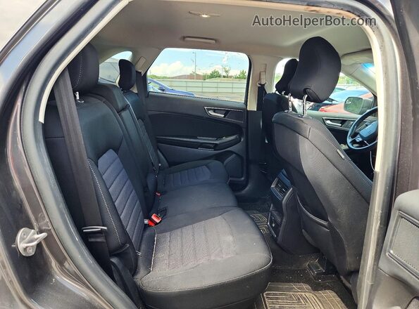 2FMPK4G98HBC58180 2017 FORD EDGE Charcoal Vista interior trasera