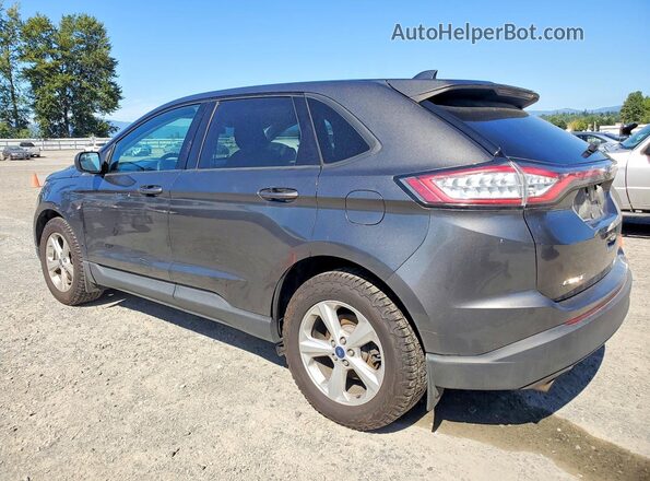 2FMPK4G98JBC32359 2018 FORD EDGE Gray Задня ліва чверть