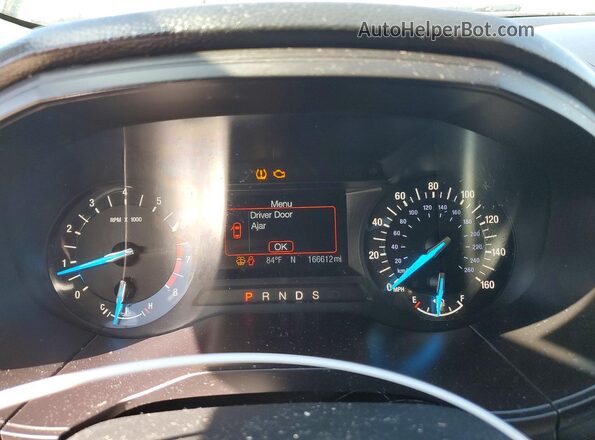 2FMPK4G98JBC32359 2018 FORD EDGE Gray Вид щитка приладів