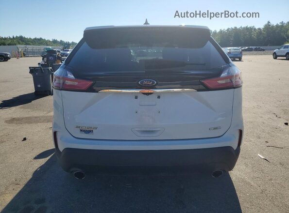 2FMPK4G98KBB02924 2019 FORD EDGE White Widok z tyłu
