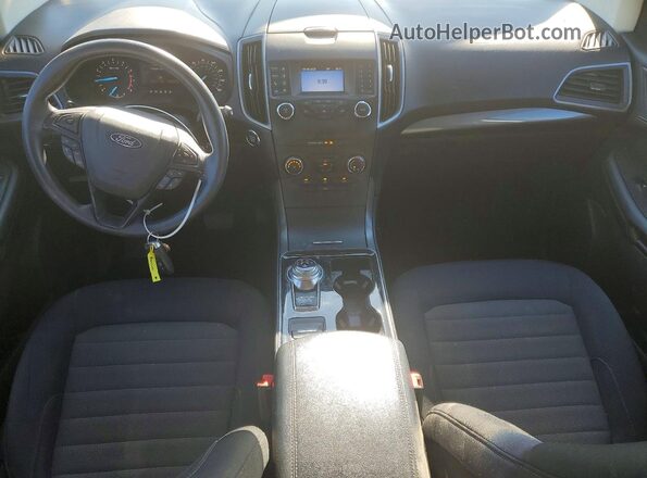 2FMPK4G98KBB02924 2019 FORD EDGE White Widok deski rozdzielczej