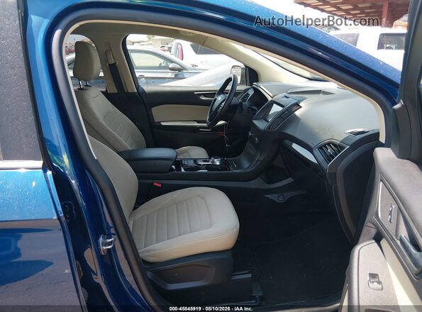 2FMPK4G99LBB47971 2020 FORD EDGE Blue Вид салону спереду