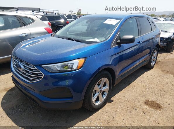 2FMPK4G99LBB47971 2020 FORD EDGE Blue Передня ліва чверть